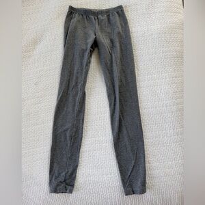 gray cotton leggings